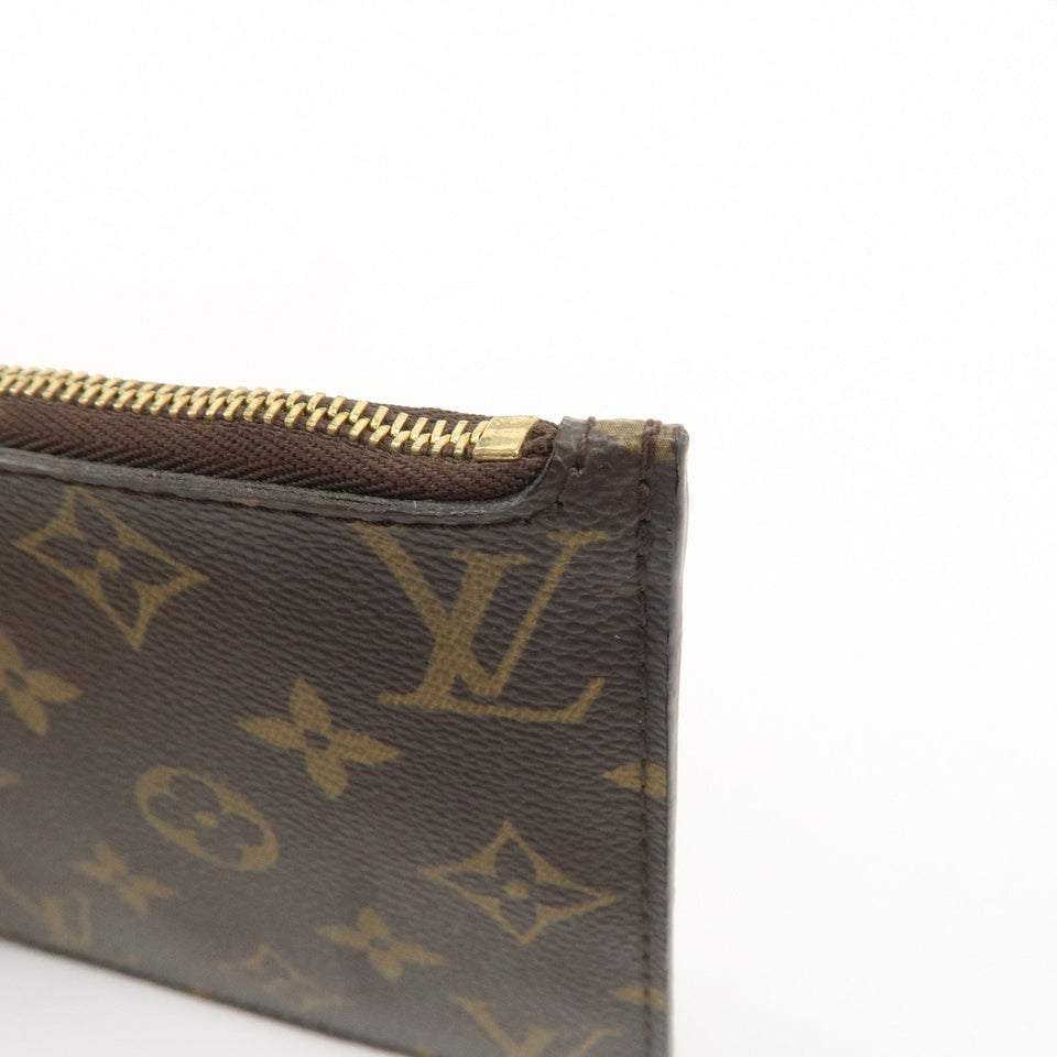 Louis Vuitton Monogram Pouch For Neverfull PM Brown Fuchsia