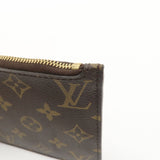 Louis Vuitton Monogram Pouch For Neverfull PM Brown Fuchsia