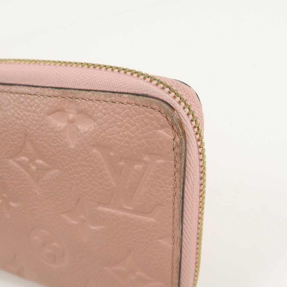 Louis Vuitton Monogram Empreinte Zippy Wallet Rose Poudre M64090