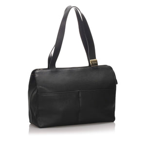Burberry Black Calf Leather Shoulder Bag United Kingdom