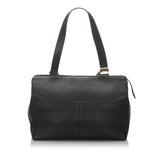 Burberry Black Calf Leather Shoulder Bag United Kingdom