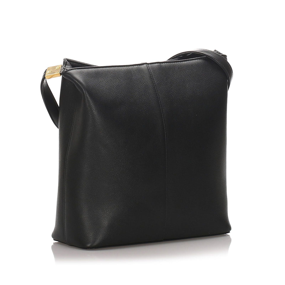 Burberry Black Calf Leather Crossbody Bag United Kingdom