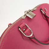 Louis Vuitton Epi Alma PM Hand Bag Fuchsia Pink M40490
