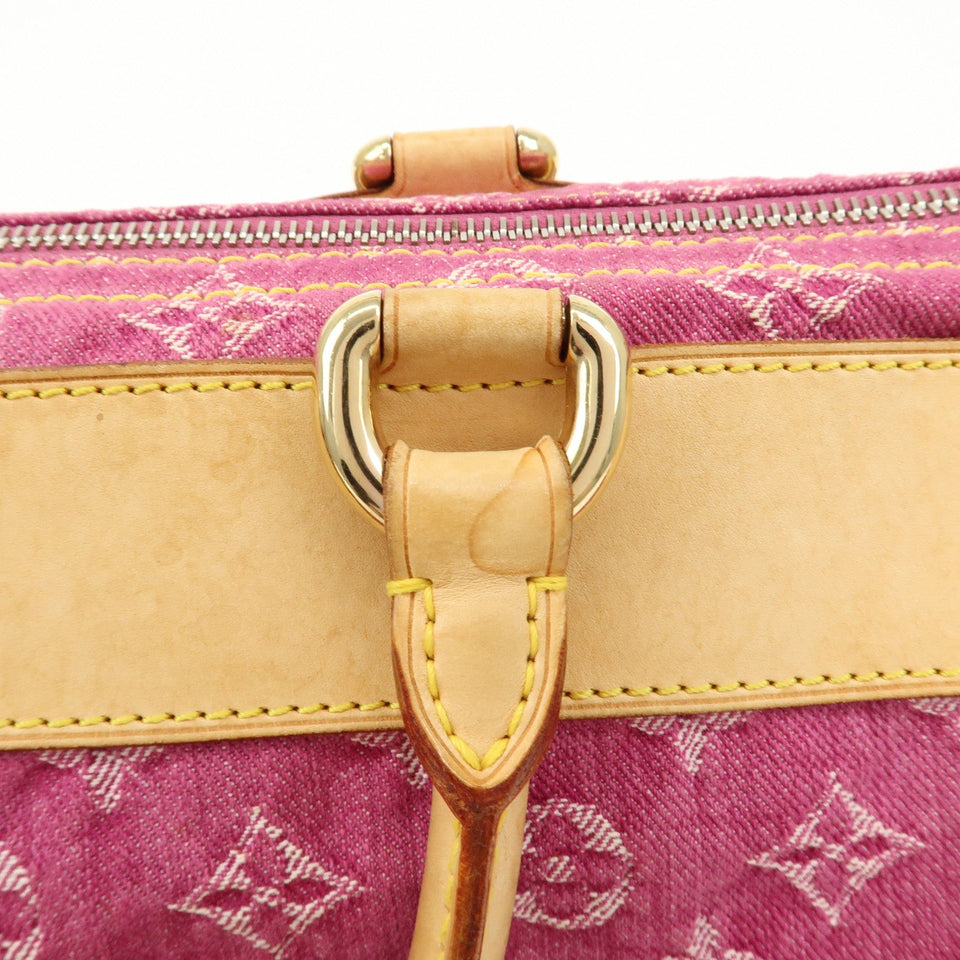 Louis Vuitton Monogram Denim Neo Speedy Boston Bag Pink M95214