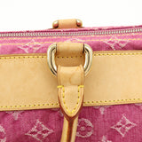 Louis Vuitton Monogram Denim Neo Speedy Boston Bag Pink M95214