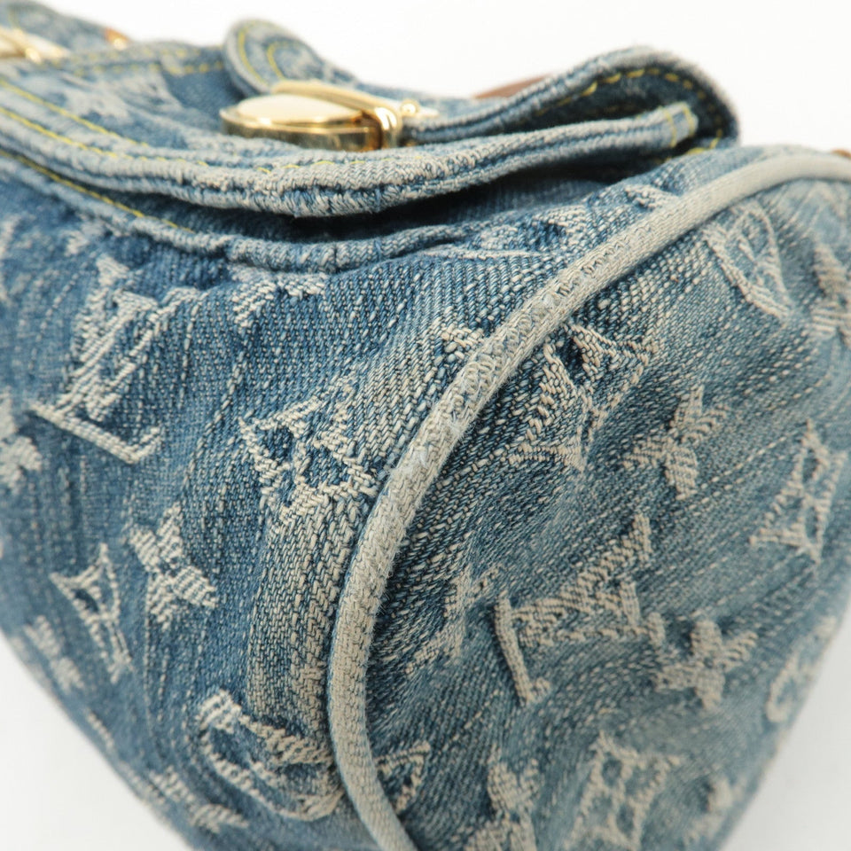 Louis Vuitton Monogram Denim Neo Speedy Boston Bag Blue M95019