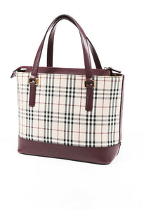 Vintage Burberry Nova Check Handbag