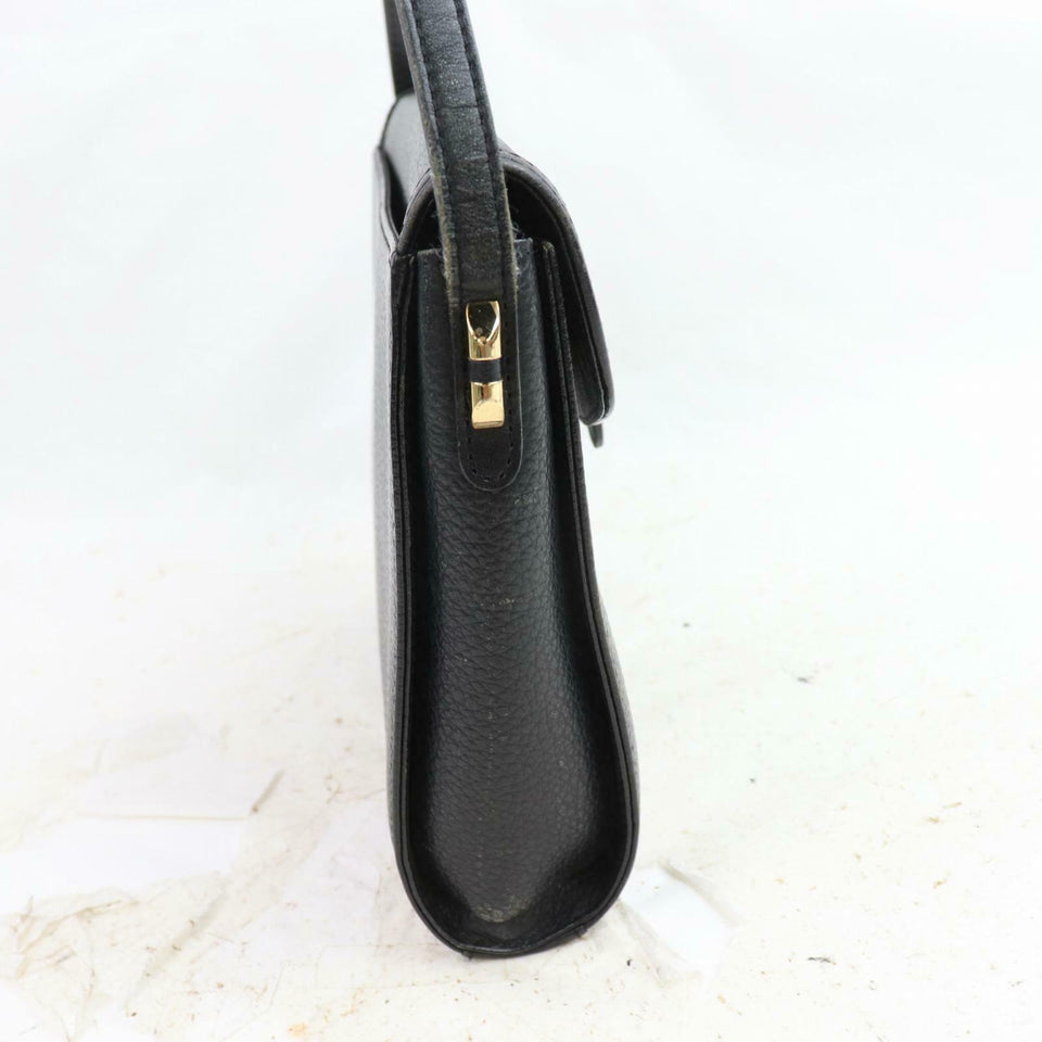 Burberry Shoulder Bag Black Leather (SHC1-14304)