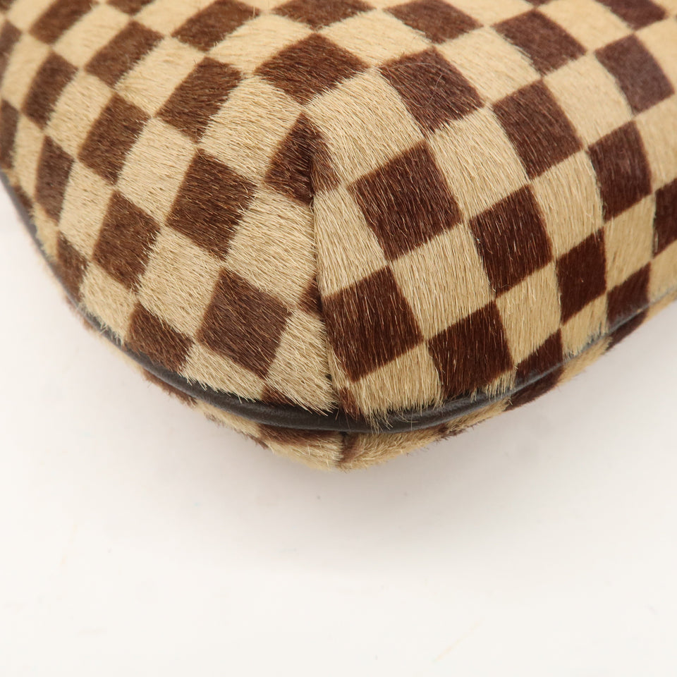 Louis Vuitton Damier Sauvage Tiger Hand Bag Brown M92132