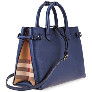 Burberry Medium Banner in Leather and House Check 402369%