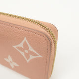 Louis Vuitton Monogram Empreinte Bicolor Zippy Wallet Rose M81645