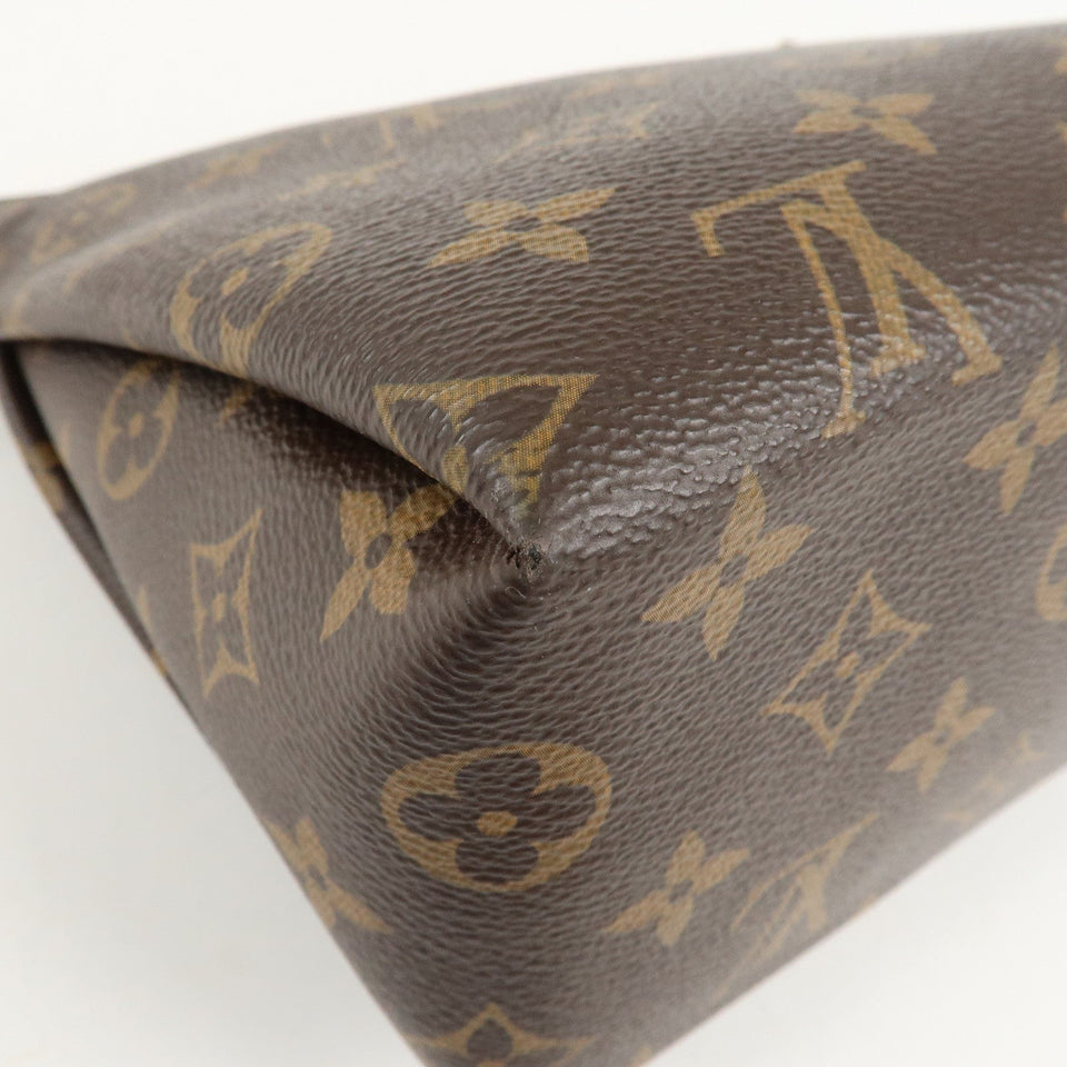 Louis Vuitton Monogram Pallas Beauty Case Brown Red M64123