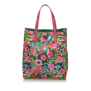 Prada Black Others Leather Cervo Lux Chain Tote Bag Italy