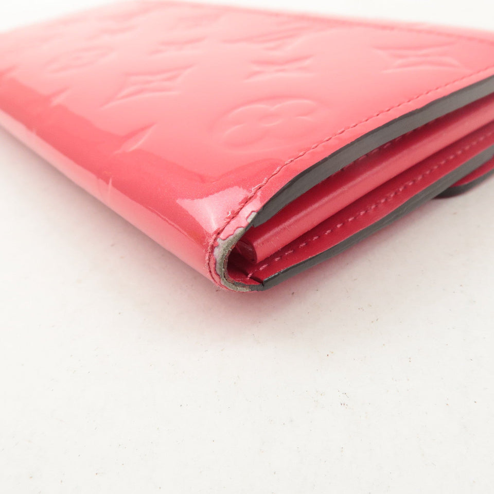 Louis Vuitton Monogram Vernis Portefeuille Sarah Hot Pink M90313