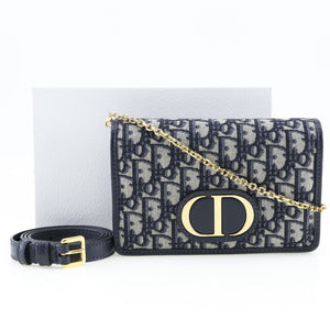Dior 30 Montaigne  Canvas Shoulder Bag
