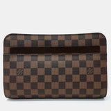 Brown Damier Ebene Pochette Saint Louis Clutch