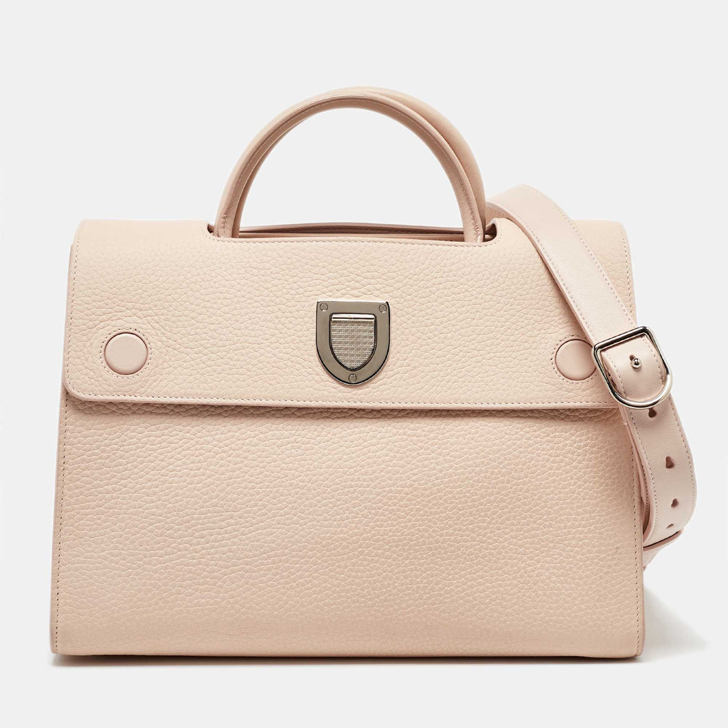 Pink Leather Medium Diorever Tote