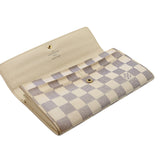 Louis Vuitton Azur Canvas Sarah GM Long Wallet LV-W1110P-A004