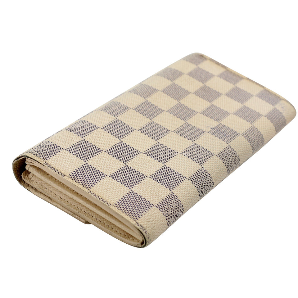 Louis Vuitton Azur Canvas Sarah GM Long Wallet LV-W1110P-A004