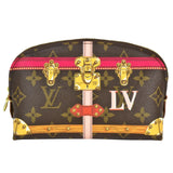 Louis Vuitton Cosmetic Pouch  Canvas Clutch Bag
