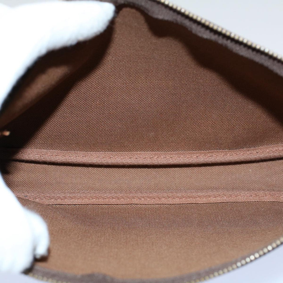 Louis Vuitton Pochette Accessoire  Canvas Clutch Bag