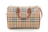 Burberry Plaid Bowling Handbag