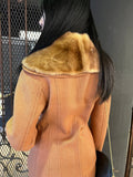 Christian Dior Vintage wool & mink Skirt Suit