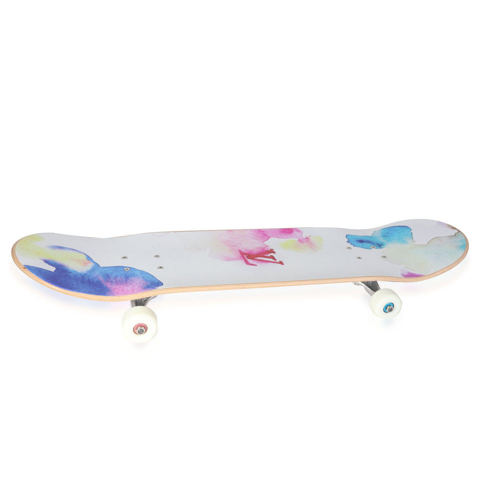 LOUIS VUITTON x Virgil Abloh Watercolor Skateboard