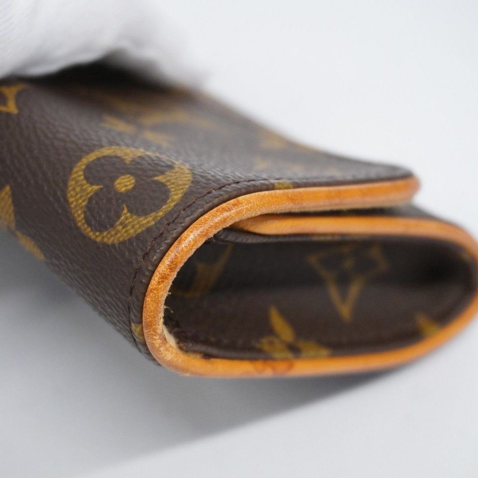 Louis Vuitton Pochette Twin  Canvas Clutch Bag
