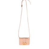 Christian Dior Rose Des Vents Calfskin 30 Montaigne Micro Bag