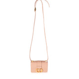 CHRISTIAN DIOR Rose Des Vents Calfskin 30 Montaigne Micro Bag