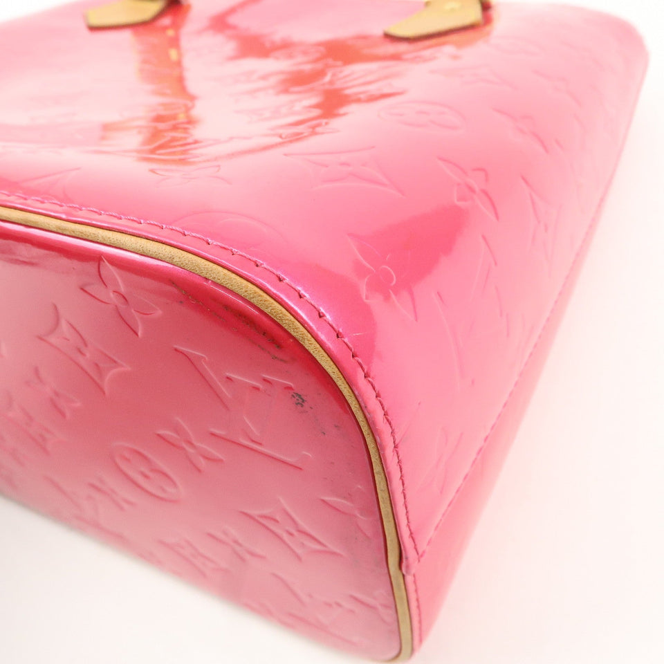Louis Vuitton Monogram Vernis Houston Tote Bag Fuchsia Pink M91219