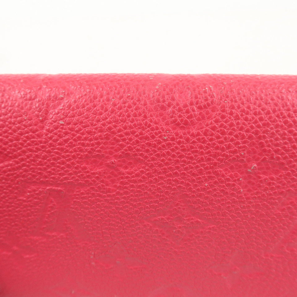 Louis Vuitton Monogram Empreinte Portefeuille Emily HotPink M62371