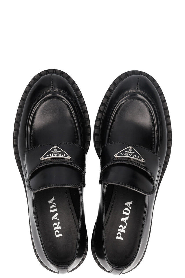 PRADA Chocolate Loafers Black