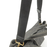 Prada Logo Denim Mini Canapa  2Way Bag Hand Bag Black 1BG439