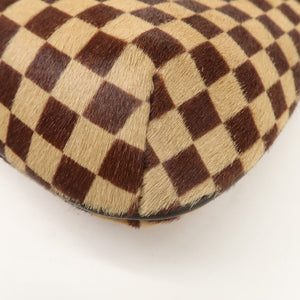 Louis Vuitton Damier Sauvage Tiger Hand Bag Brown M92132