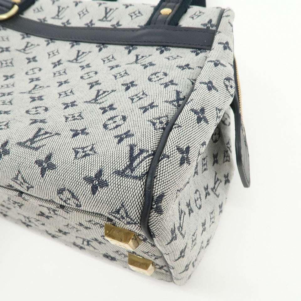 Louis Vuitton Monogram Mini Josephine PM Hand Bag Blue M92214