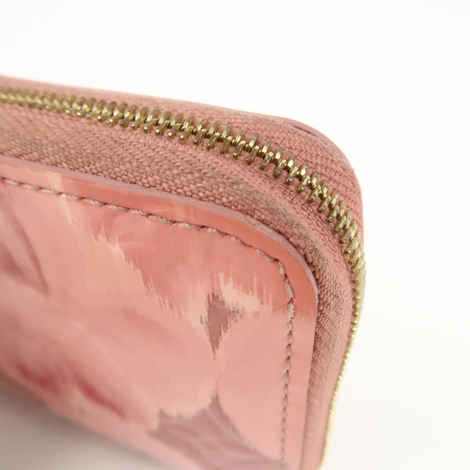 Louis Vuitton Monogram Vernis Ikat Flower Zippy Coin Purse M90031