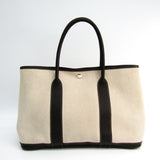 Hermes Natural/Brown Canvas Garden Party 36 Tote (SHA19050)