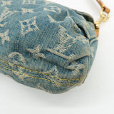 Louis Vuitton Monogram Denim Mini Pleaty Shoulder Bag M95050