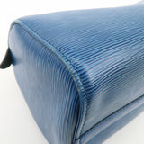 Louis Vuitton Epi Speedy 30 Hand Bag Boston Bag Blue M43005