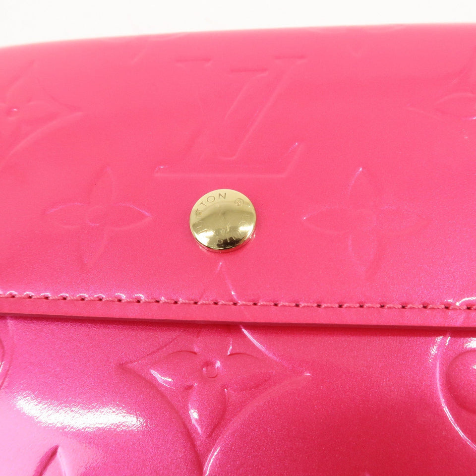 Louis Vuitton Vernis Porte Monnaie Billets Carte Credit M9139F