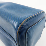 Louis Vuitton Epi Speedy 25 Hand Boston Bag Blue M43015