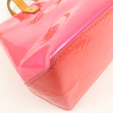 Louis Vuitton Monogram Vernis Lead PM Hand Bag Fuchsia Pink M91221