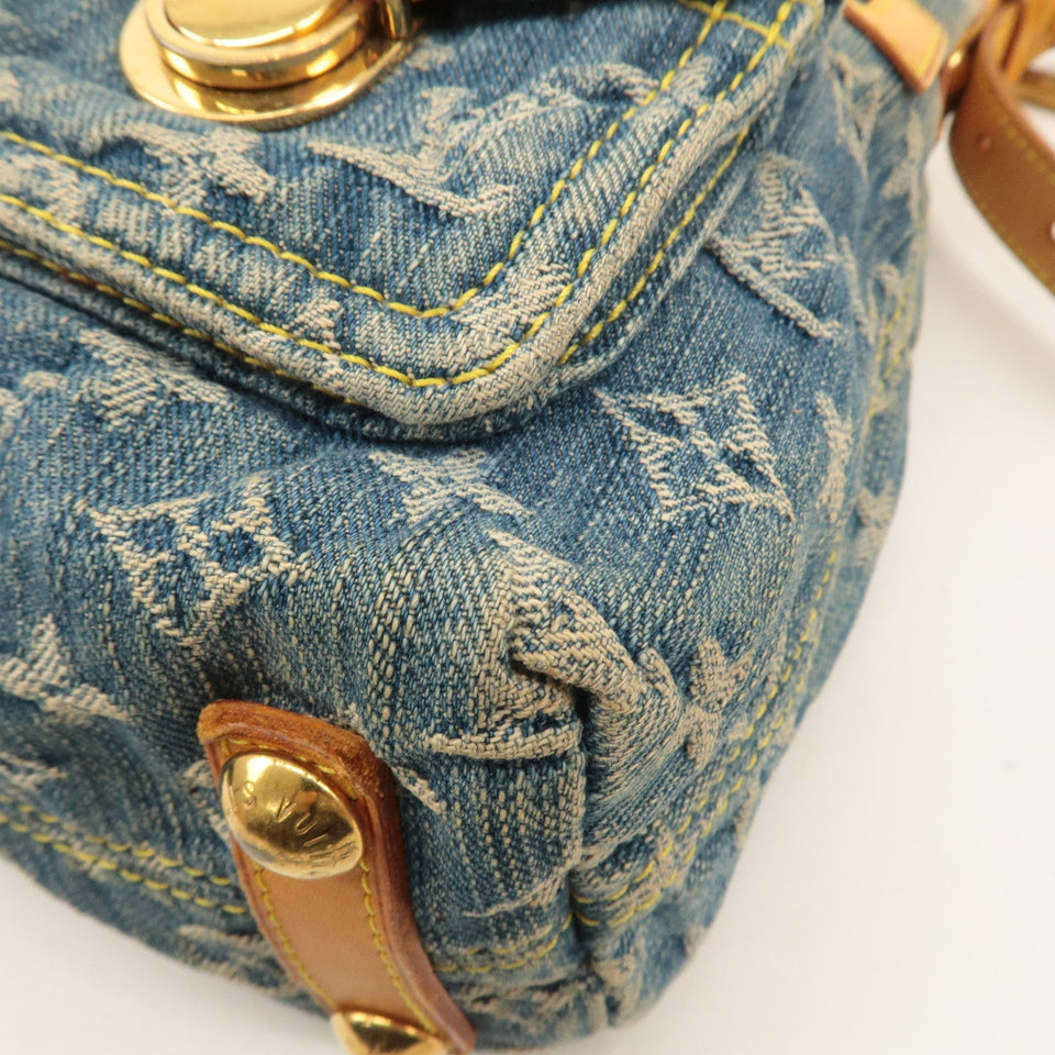 Louis Vuitton Monogram Denim Baggy PM 2Way Shoulder Bag M95049