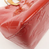 Louis Vuitton Monogram Vernis Lead PM Hand Bag M91088 Rouge