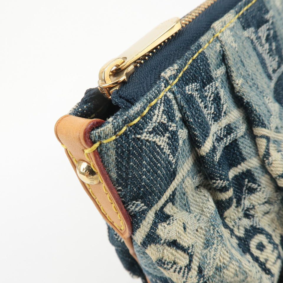 Louis Vuitton Monogram Denim Trousse Raye Pouch Blue M95335