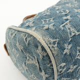 Louis Vuitton Monogram Denim Neo Speedy Boston Bag Blue M95019