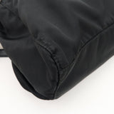 Prada Logo Nylon Leather 2Way Bag Tote Bag Hand Bag Black