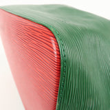 Louis Vuitton Epi Petit Noe Shoulder Bag Bi ColorGreen Red M44147